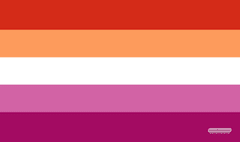 Lesbian Pride Flag - Playmat